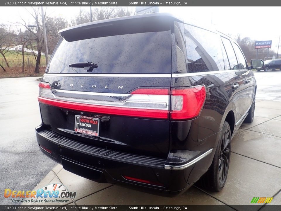 2020 Lincoln Navigator Reserve 4x4 Infinite Black / Medium Slate Photo #6