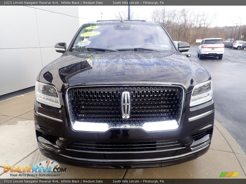 2020 Lincoln Navigator Reserve 4x4 Infinite Black / Medium Slate Photo #9