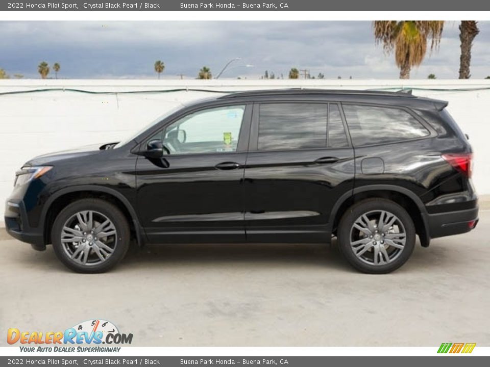 Crystal Black Pearl 2022 Honda Pilot Sport Photo #4