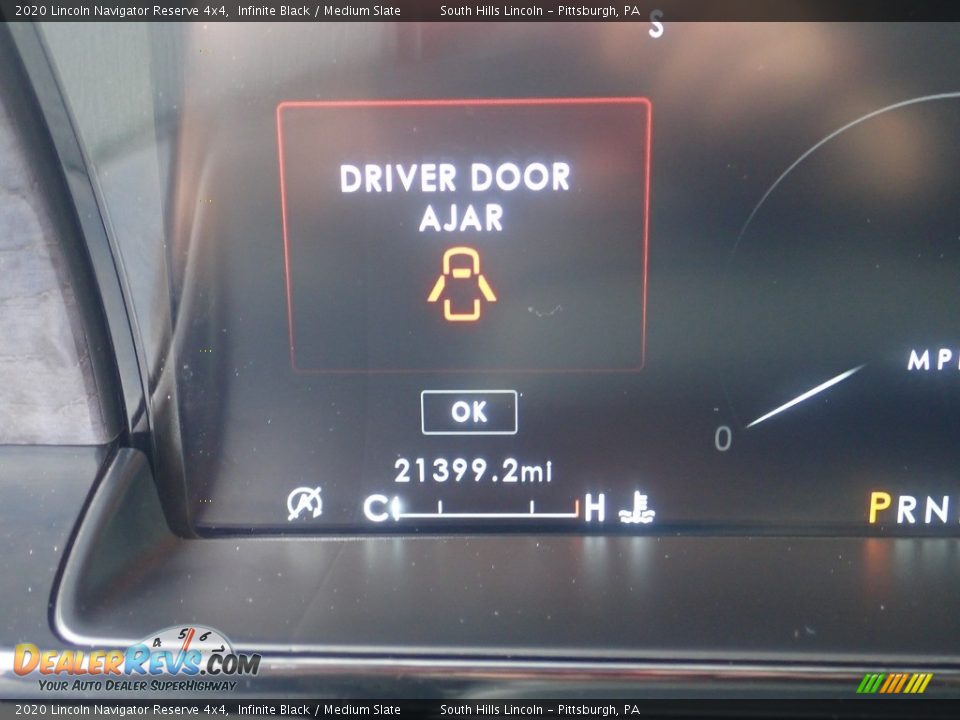 2020 Lincoln Navigator Reserve 4x4 Infinite Black / Medium Slate Photo #24