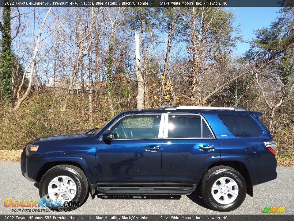 2022 Toyota 4Runner SR5 Premium 4x4 Nautical Blue Metallic / Black/Graphite Photo #1