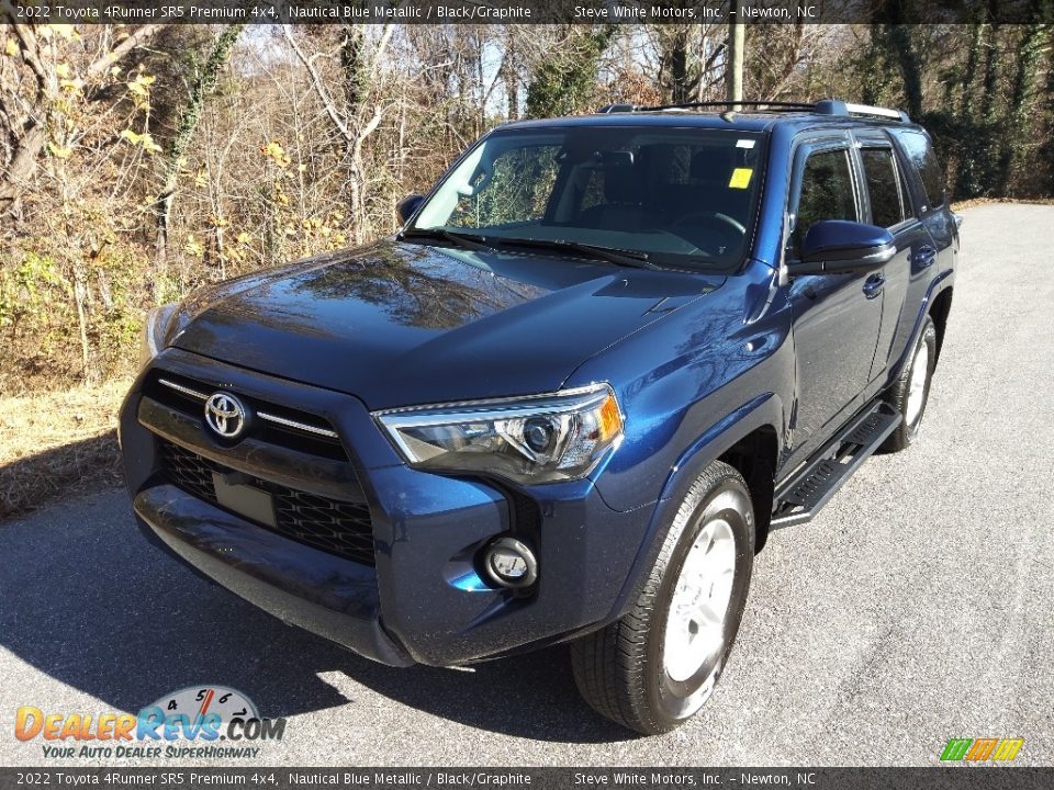 2022 Toyota 4Runner SR5 Premium 4x4 Nautical Blue Metallic / Black/Graphite Photo #3