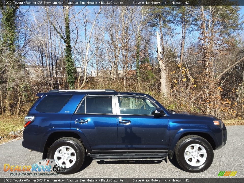 2022 Toyota 4Runner SR5 Premium 4x4 Nautical Blue Metallic / Black/Graphite Photo #6