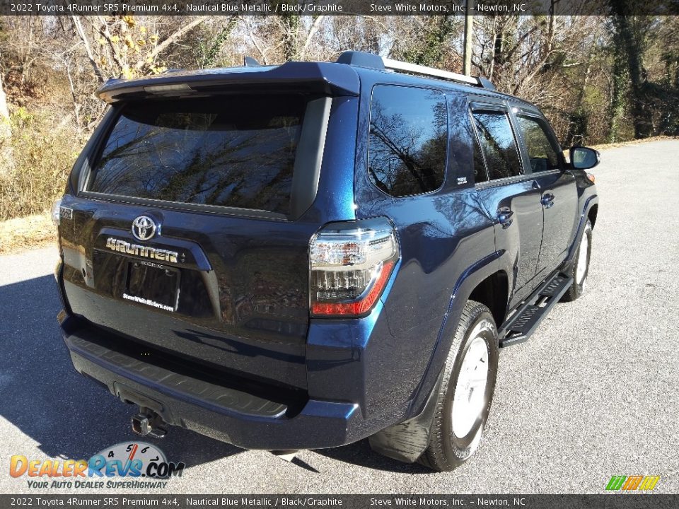 2022 Toyota 4Runner SR5 Premium 4x4 Nautical Blue Metallic / Black/Graphite Photo #7