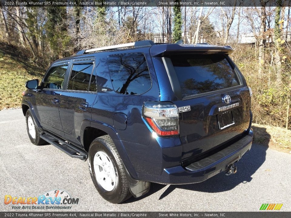 2022 Toyota 4Runner SR5 Premium 4x4 Nautical Blue Metallic / Black/Graphite Photo #9