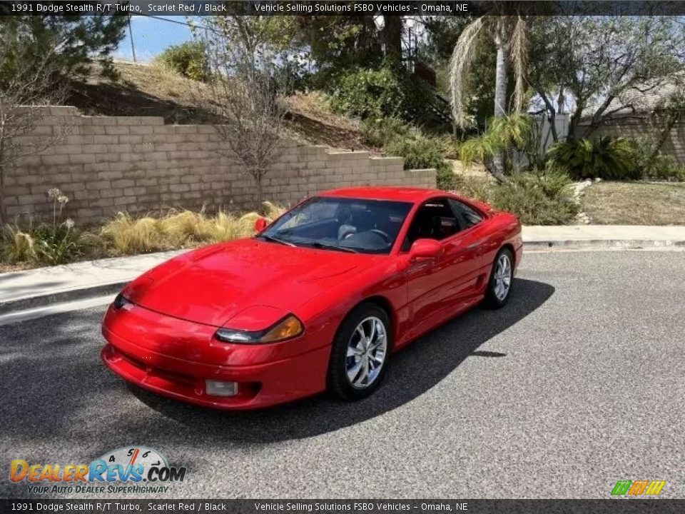 Scarlet Red 1991 Dodge Stealth R/T Turbo Photo #3