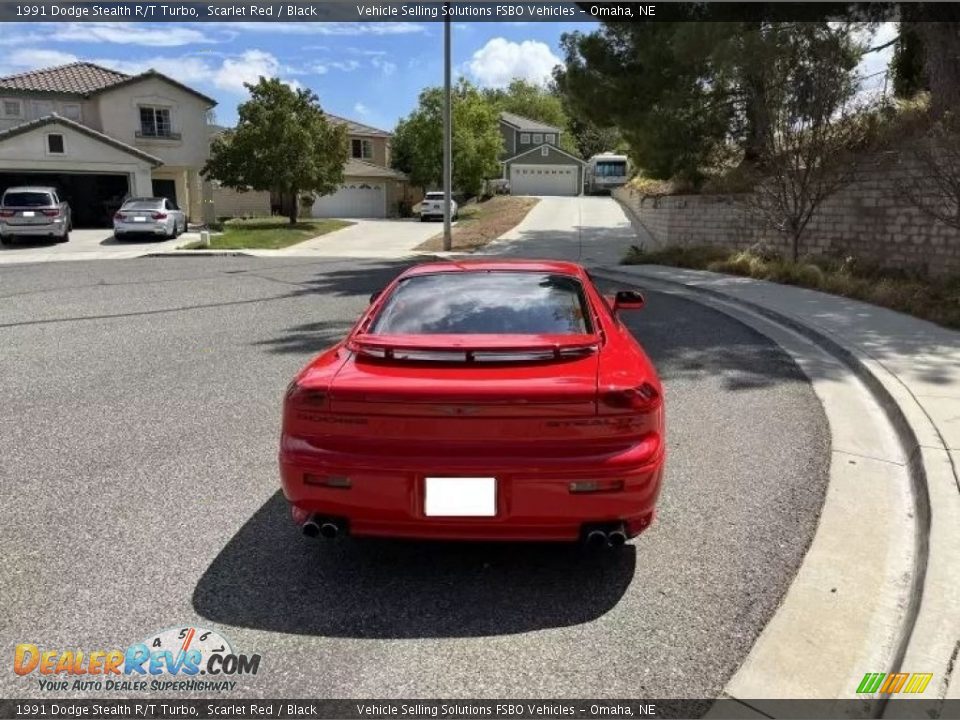 1991 Dodge Stealth R/T Turbo Scarlet Red / Black Photo #4