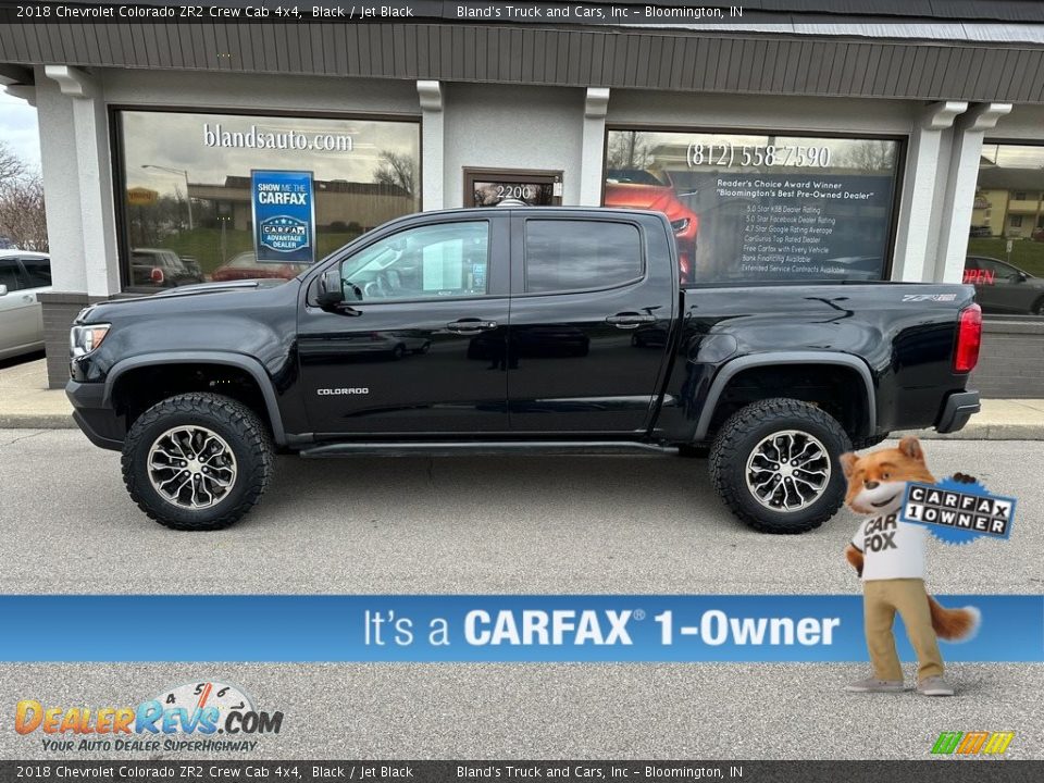 2018 Chevrolet Colorado ZR2 Crew Cab 4x4 Black / Jet Black Photo #1