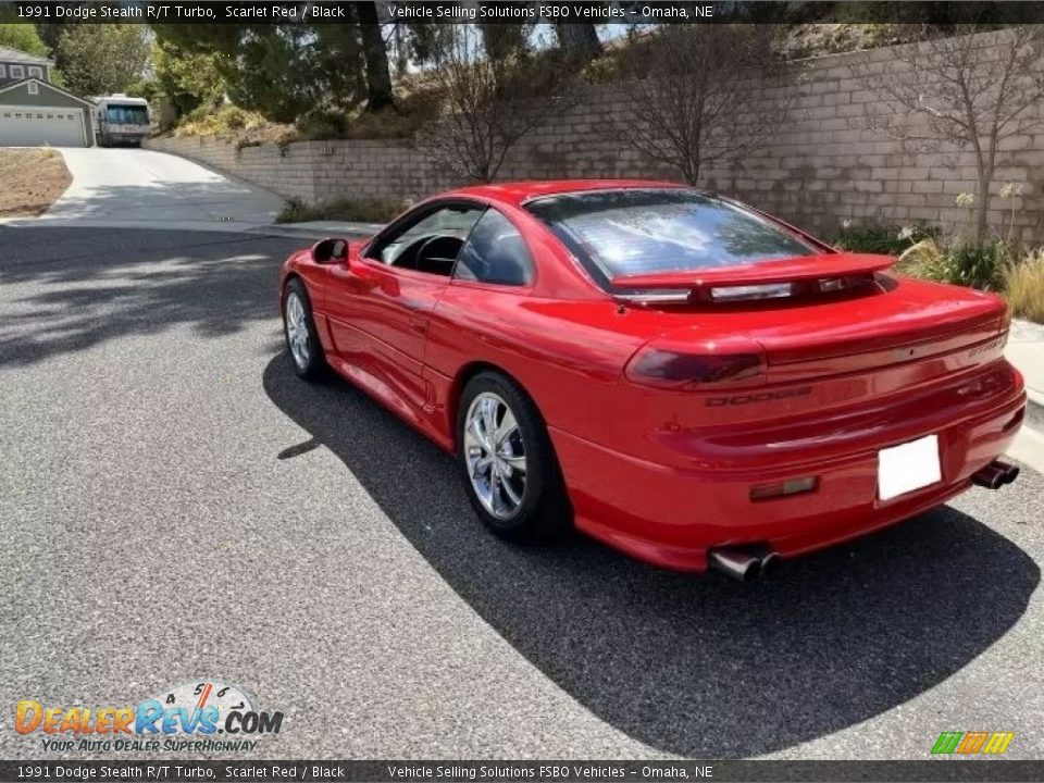 1991 Dodge Stealth R/T Turbo Scarlet Red / Black Photo #5