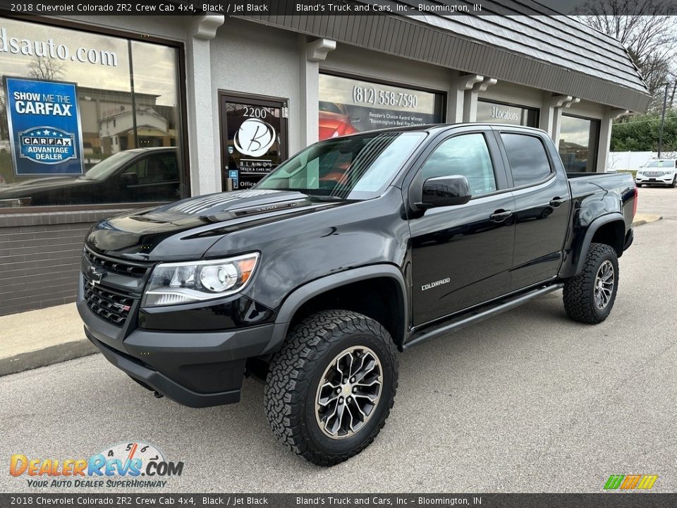 2018 Chevrolet Colorado ZR2 Crew Cab 4x4 Black / Jet Black Photo #2