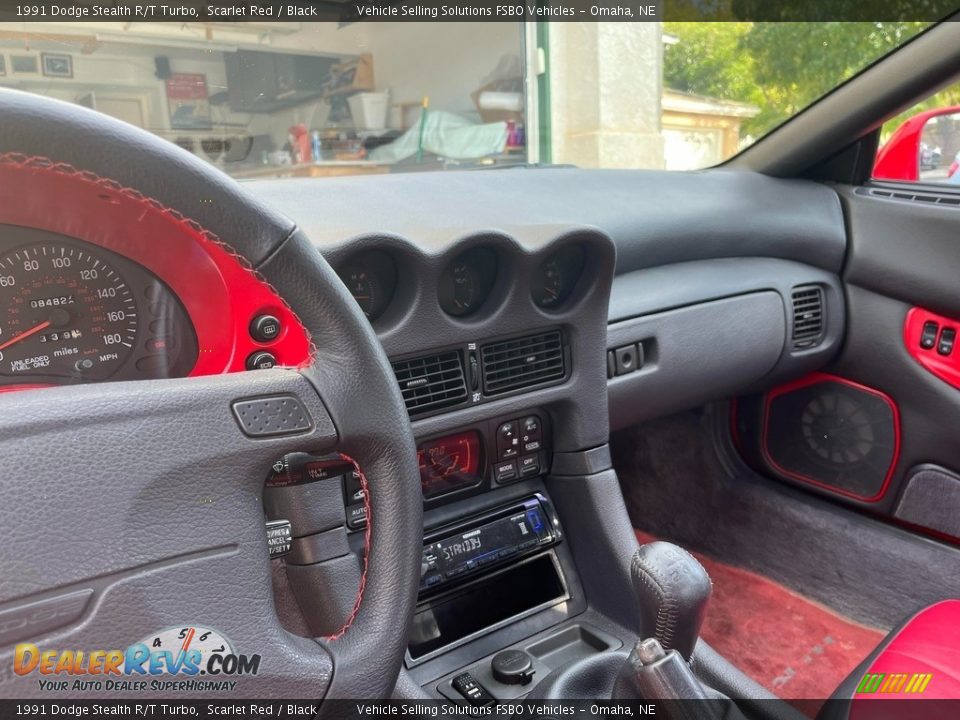 Dashboard of 1991 Dodge Stealth R/T Turbo Photo #9