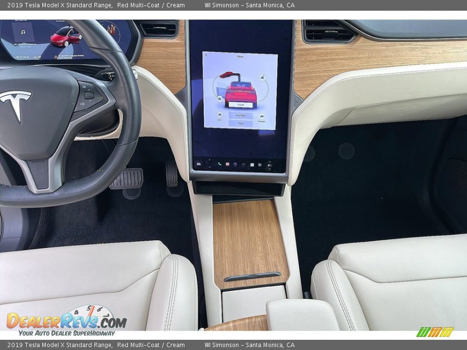 Dashboard of 2019 Tesla Model X Standard Range Photo #16