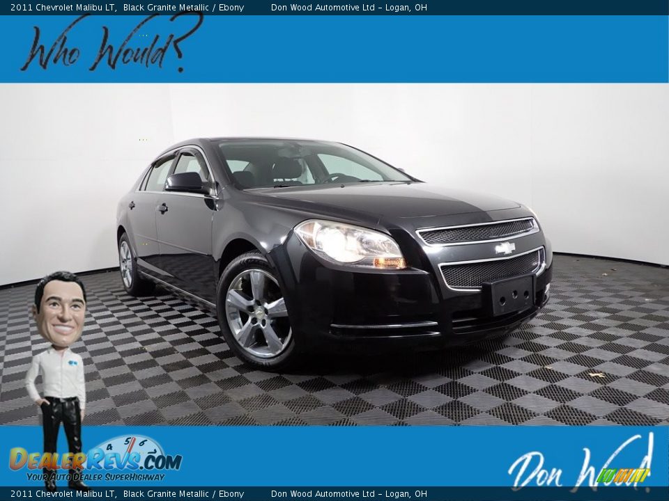 2011 Chevrolet Malibu LT Black Granite Metallic / Ebony Photo #1