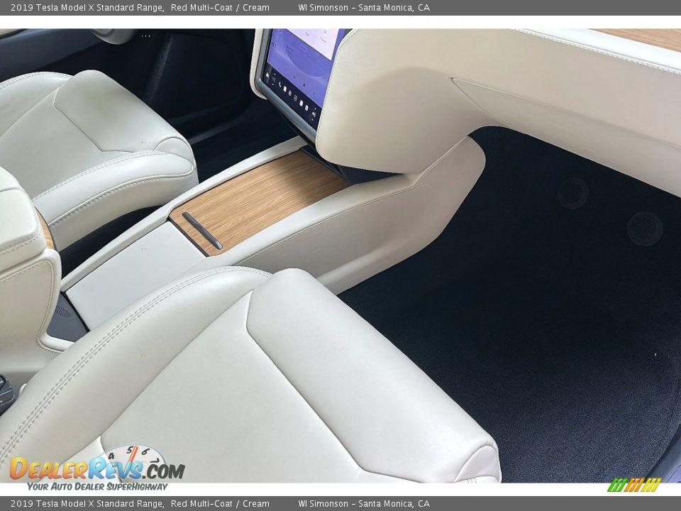 Front Seat of 2019 Tesla Model X Standard Range Photo #19