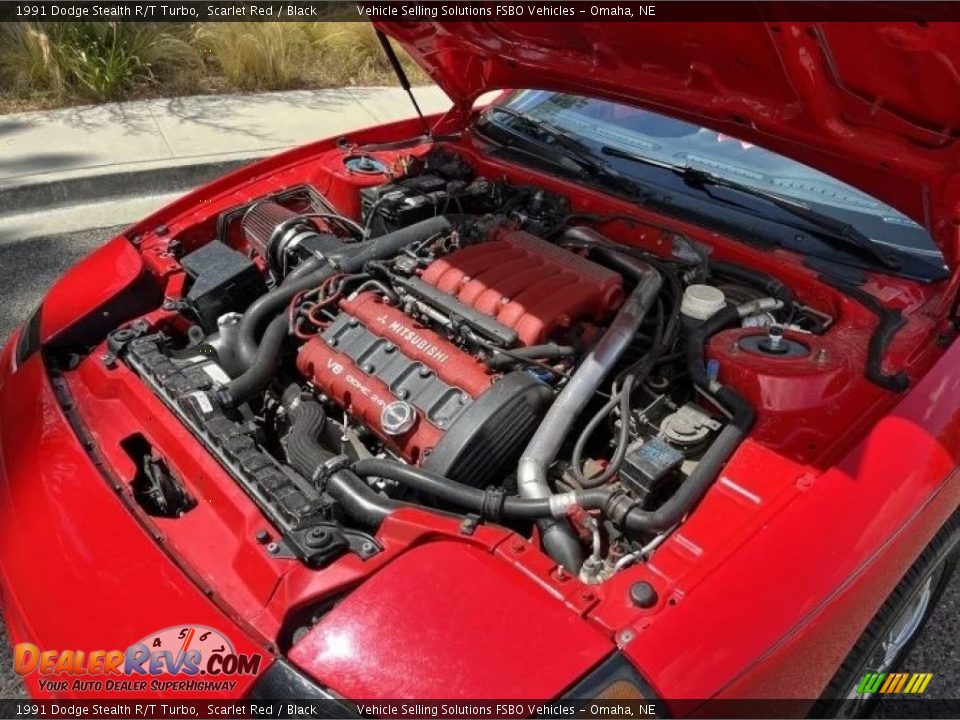 1991 Dodge Stealth R/T Turbo 3.0 Liter Twin-Turbocharged DOHC 24-Valve V6 Engine Photo #17
