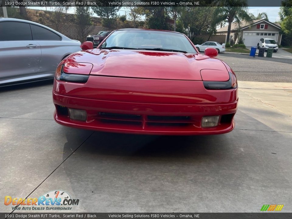 1991 Dodge Stealth R/T Turbo Scarlet Red / Black Photo #20