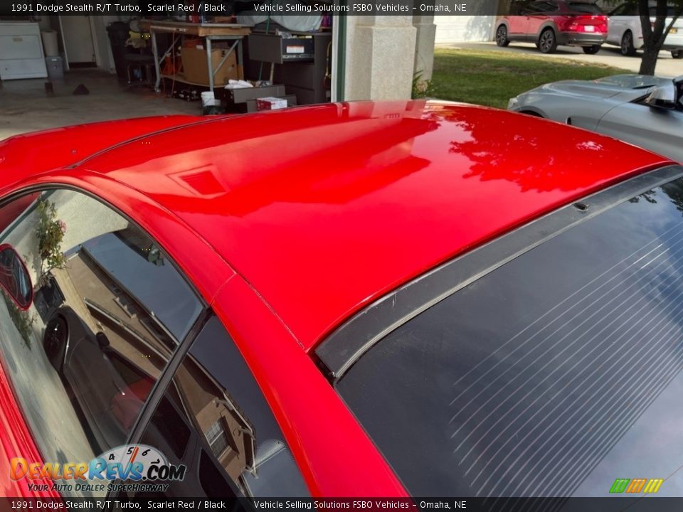 1991 Dodge Stealth R/T Turbo Scarlet Red / Black Photo #21