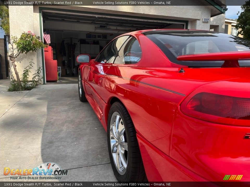 1991 Dodge Stealth R/T Turbo Scarlet Red / Black Photo #22