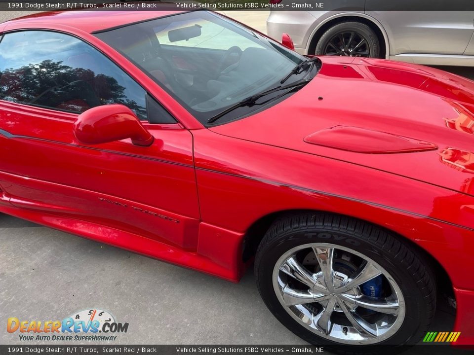 1991 Dodge Stealth R/T Turbo Scarlet Red / Black Photo #23