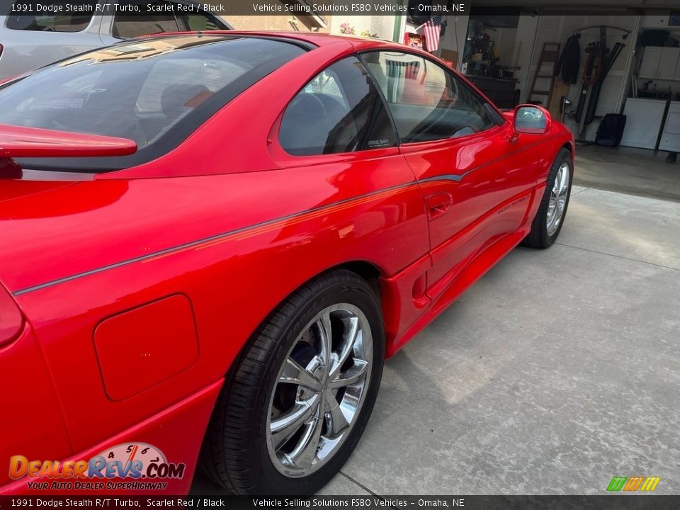 1991 Dodge Stealth R/T Turbo Scarlet Red / Black Photo #24