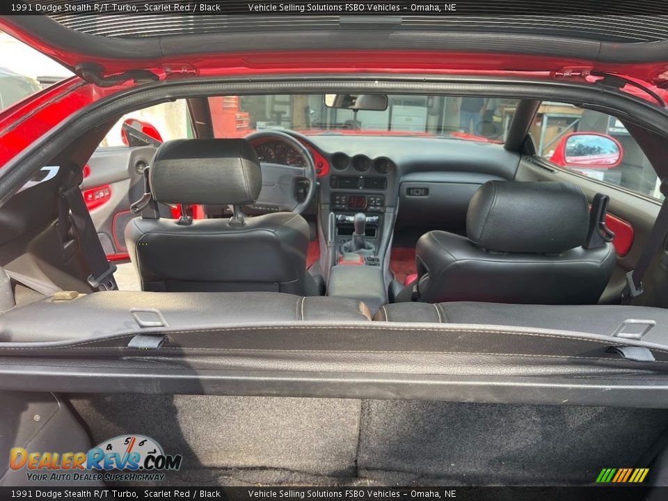 Rear Seat of 1991 Dodge Stealth R/T Turbo Photo #25