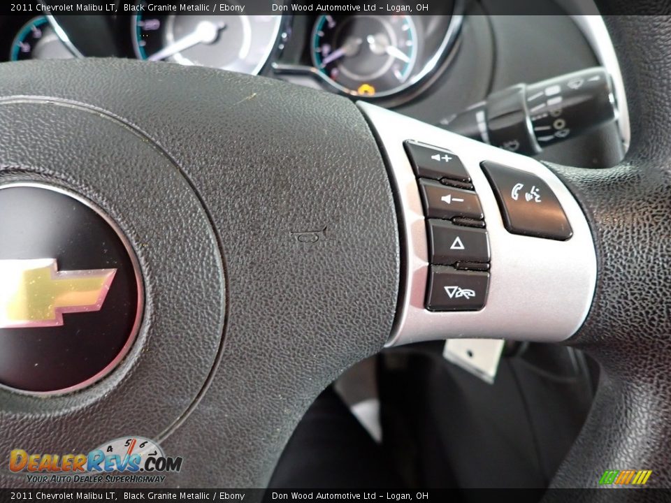 2011 Chevrolet Malibu LT Black Granite Metallic / Ebony Photo #14