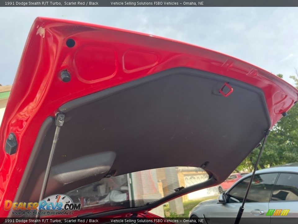 1991 Dodge Stealth R/T Turbo Scarlet Red / Black Photo #27