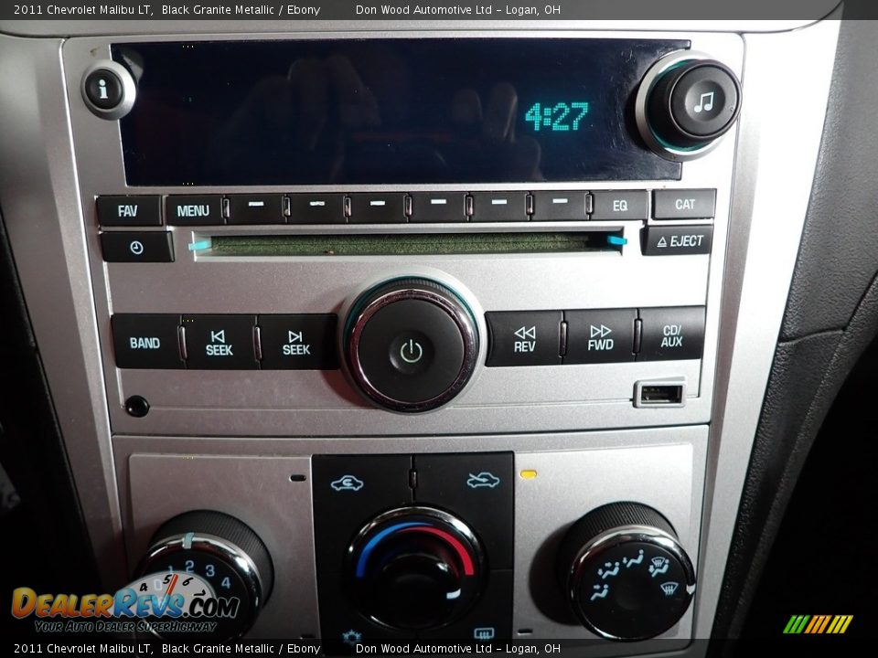 2011 Chevrolet Malibu LT Black Granite Metallic / Ebony Photo #16