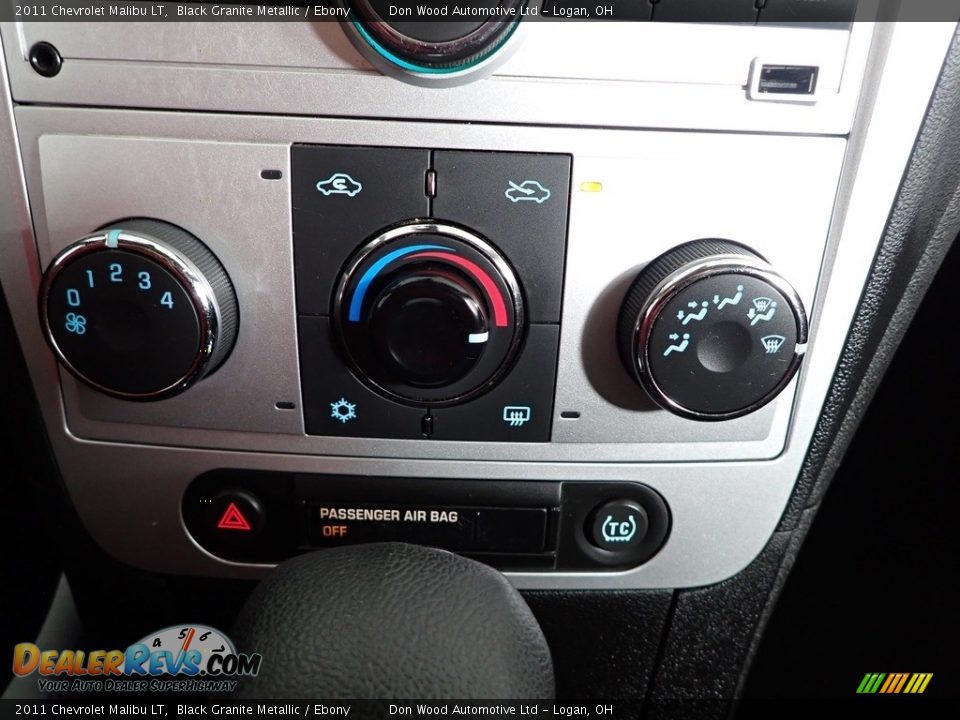2011 Chevrolet Malibu LT Black Granite Metallic / Ebony Photo #17