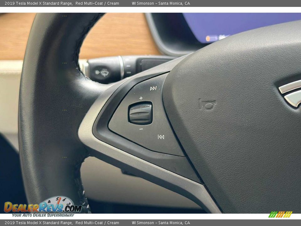 2019 Tesla Model X Standard Range Steering Wheel Photo #35