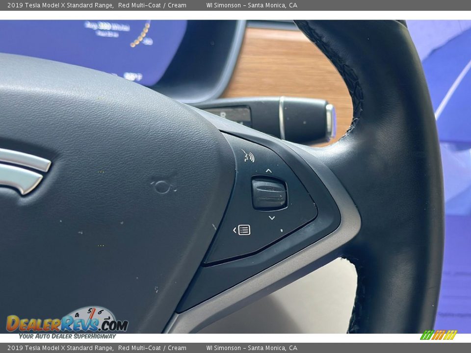 2019 Tesla Model X Standard Range Steering Wheel Photo #36