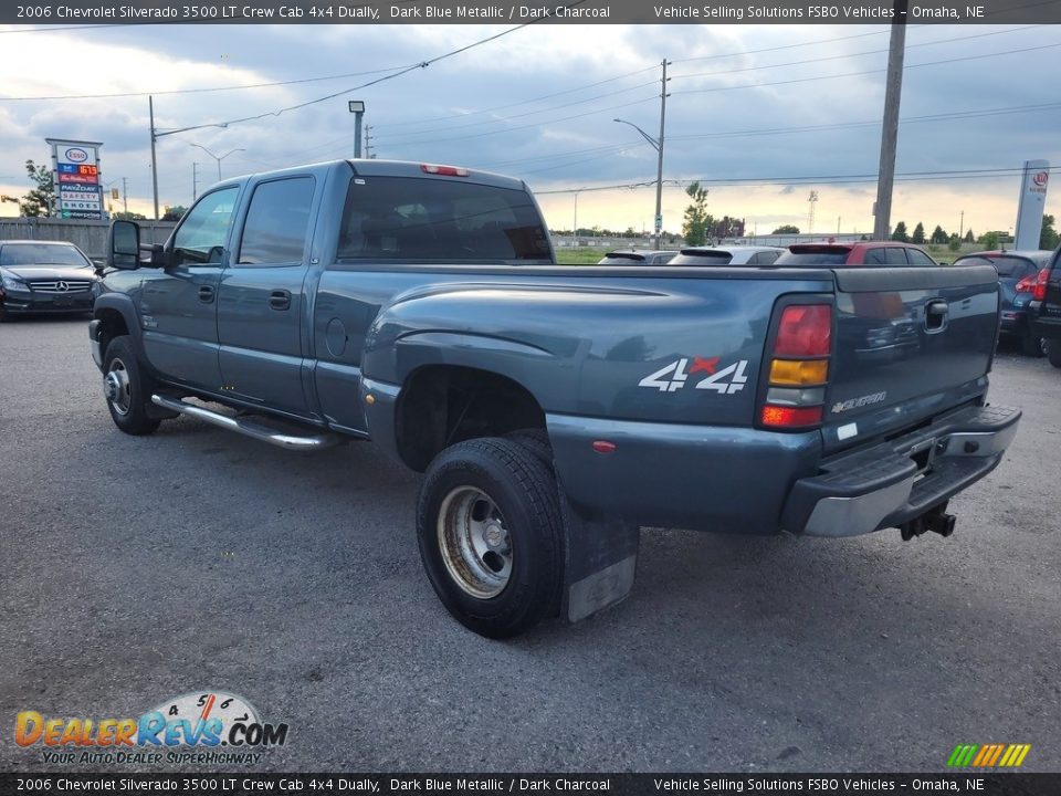 2006 Chevrolet Silverado 3500 LT Crew Cab 4x4 Dually Dark Blue Metallic / Dark Charcoal Photo #1