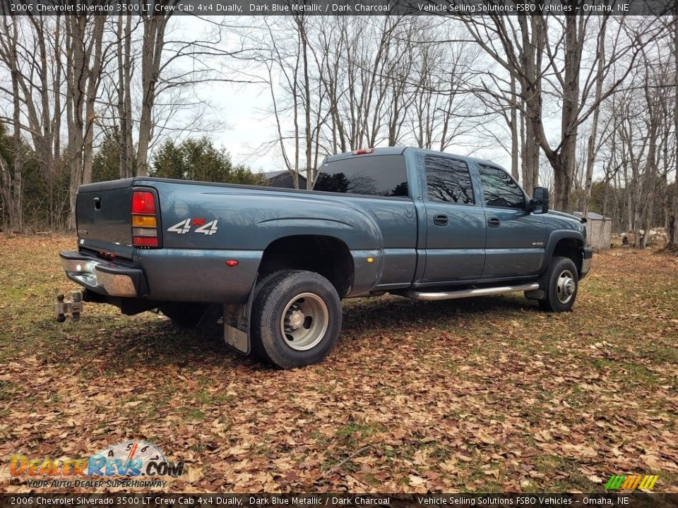 2006 Chevrolet Silverado 3500 LT Crew Cab 4x4 Dually Dark Blue Metallic / Dark Charcoal Photo #15