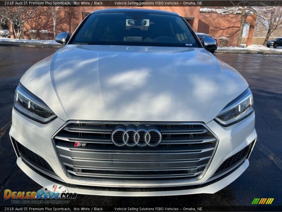 2018 Audi S5 Premium Plus Sportback Ibis White / Black Photo #5