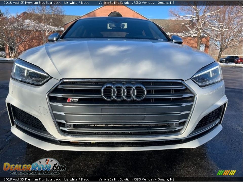 2018 Audi S5 Premium Plus Sportback Ibis White / Black Photo #6