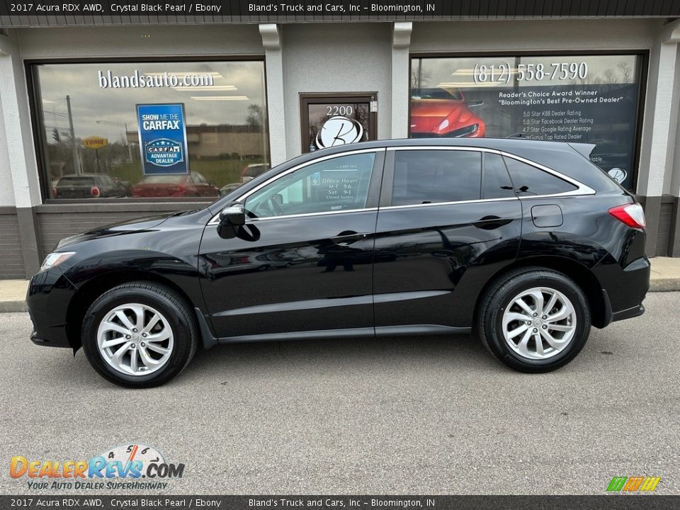 2017 Acura RDX AWD Crystal Black Pearl / Ebony Photo #1