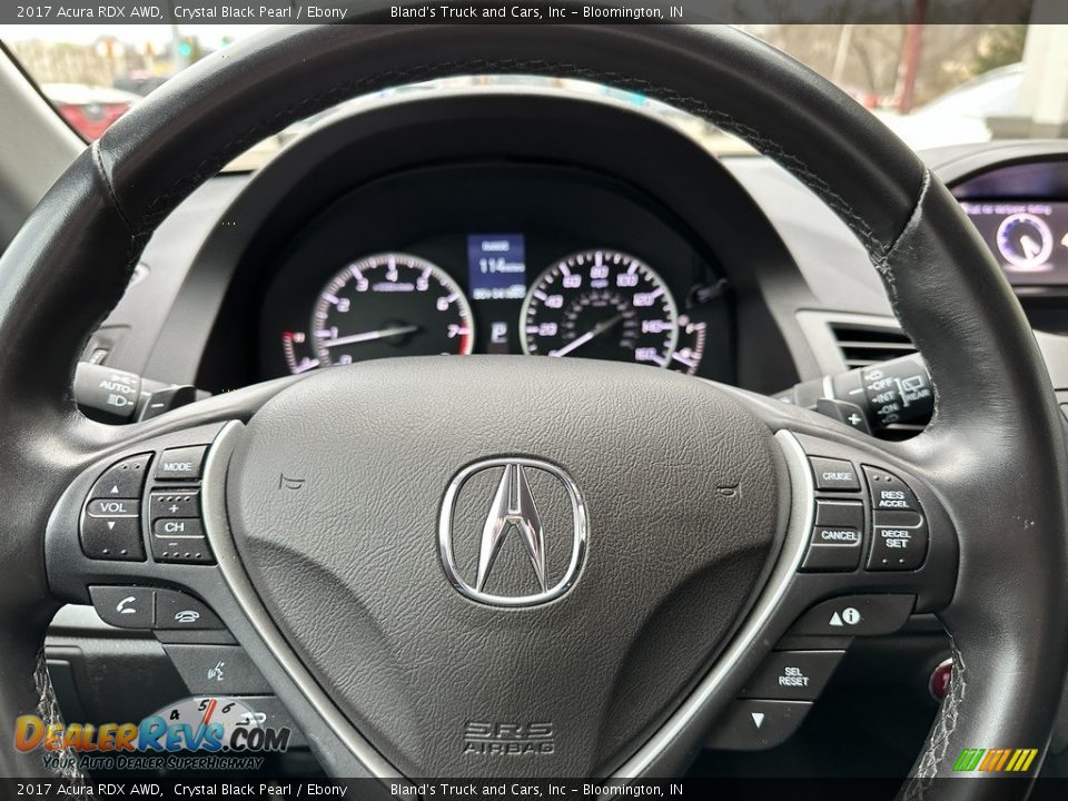 2017 Acura RDX AWD Crystal Black Pearl / Ebony Photo #10