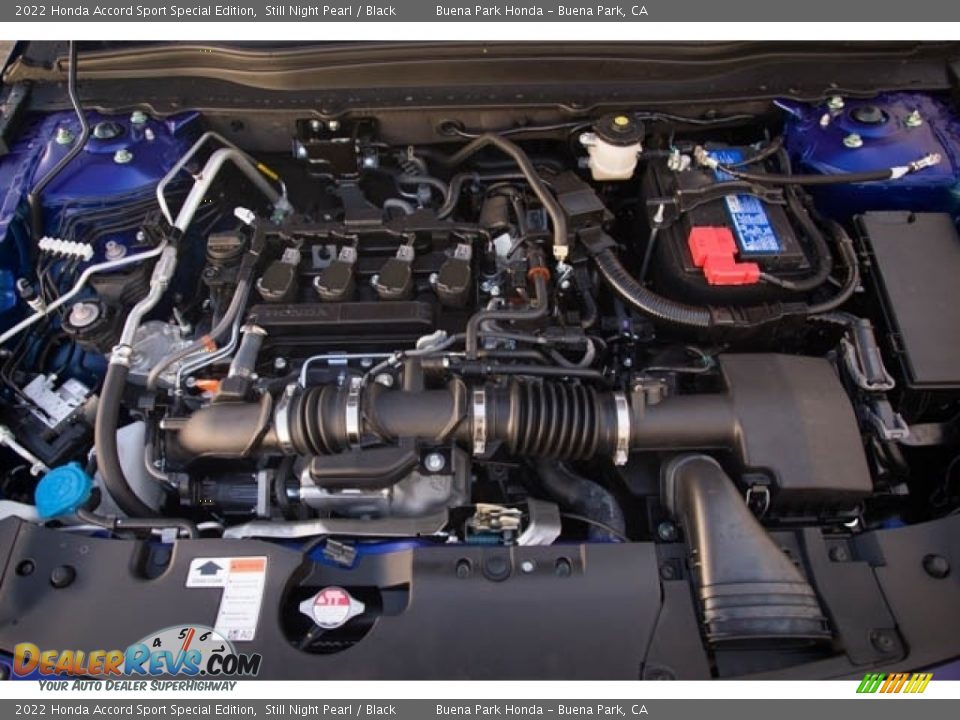 2022 Honda Accord Sport Special Edition 1.5 Liter Turbocharged DOHC 16-Valve i-VTEC 4 Cylinder Engine Photo #9