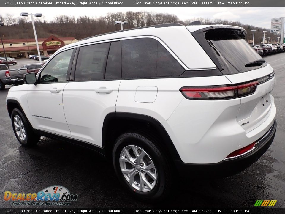 2023 Jeep Grand Cherokee Limited 4x4 Bright White / Global Black Photo #3