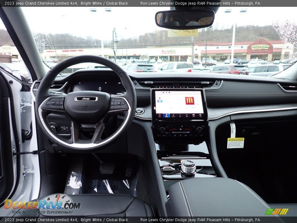 2023 Jeep Grand Cherokee Limited 4x4 Bright White / Global Black Photo #13