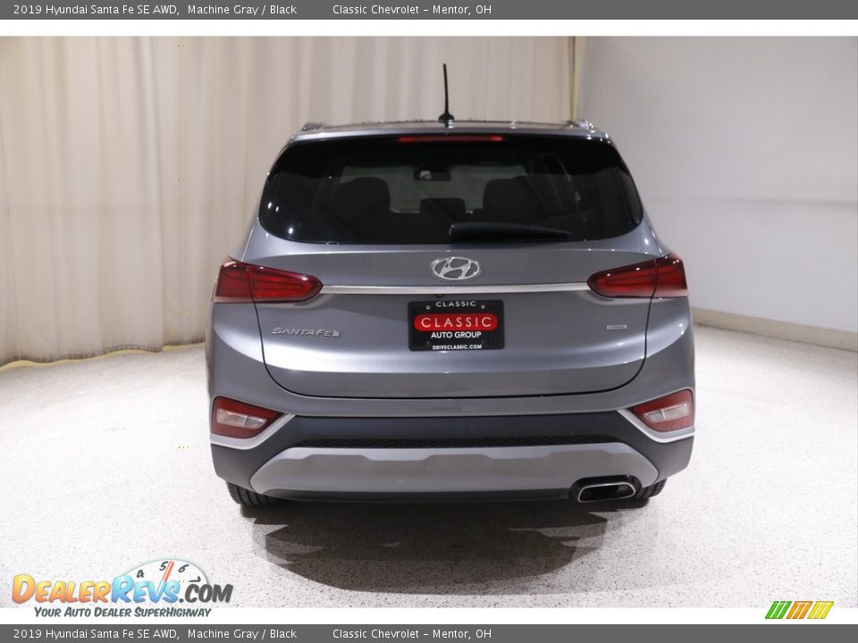 2019 Hyundai Santa Fe SE AWD Machine Gray / Black Photo #17