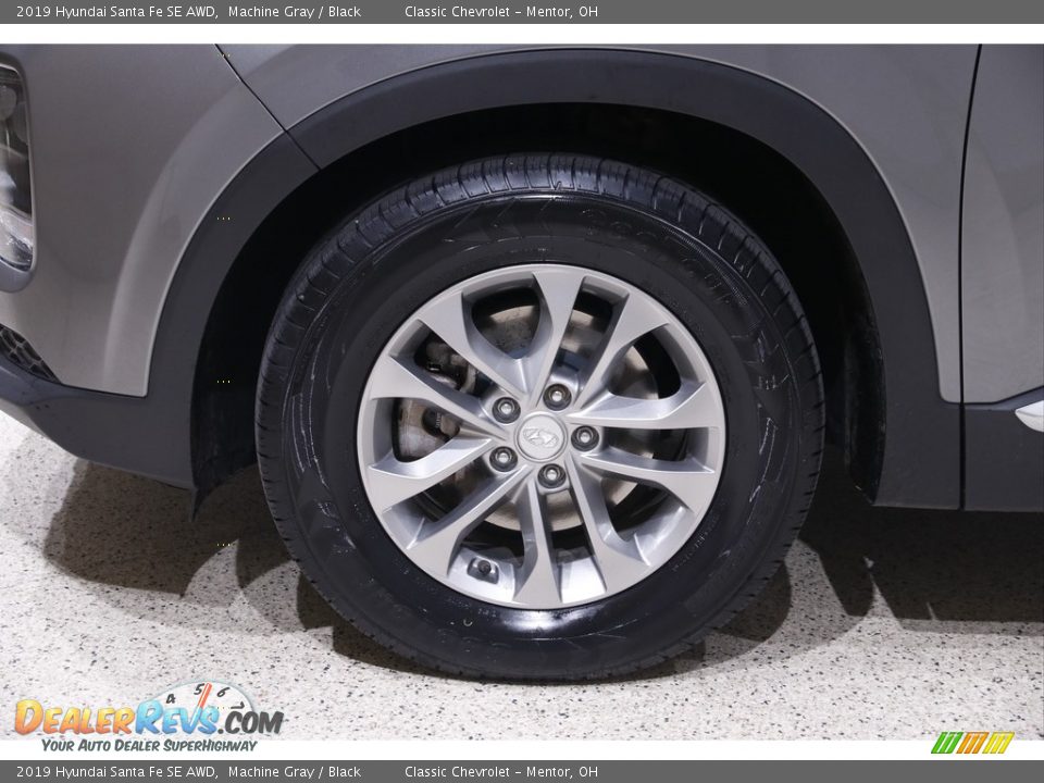 2019 Hyundai Santa Fe SE AWD Machine Gray / Black Photo #19