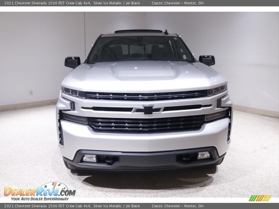 2021 Chevrolet Silverado 1500 RST Crew Cab 4x4 Silver Ice Metallic / Jet Black Photo #2