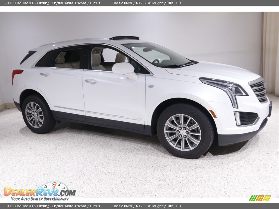 2018 Cadillac XT5 Luxury Crystal White Tricoat / Cirrus Photo #1