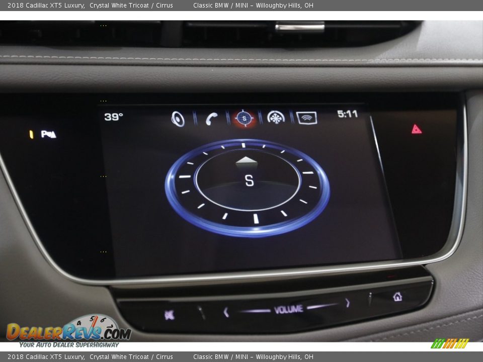 2018 Cadillac XT5 Luxury Crystal White Tricoat / Cirrus Photo #12