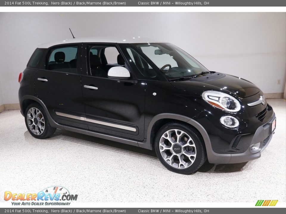 2014 Fiat 500L Trekking Nero (Black) / Black/Marrone (Black/Brown) Photo #1