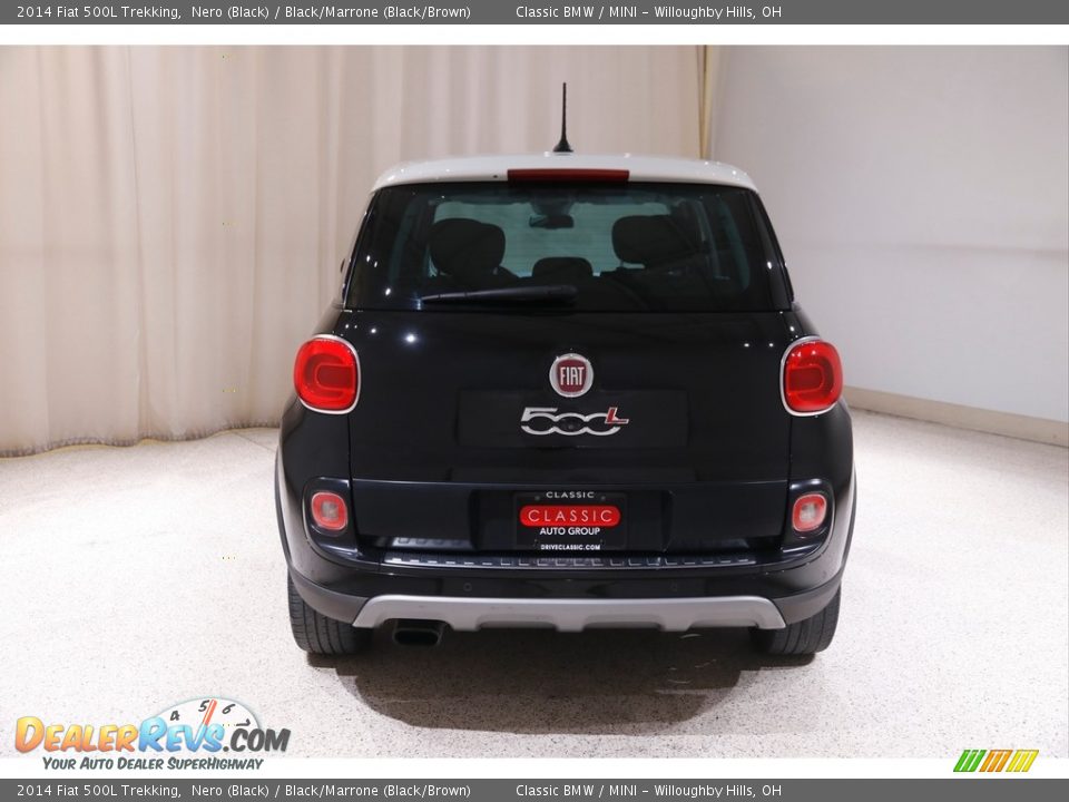 2014 Fiat 500L Trekking Nero (Black) / Black/Marrone (Black/Brown) Photo #19