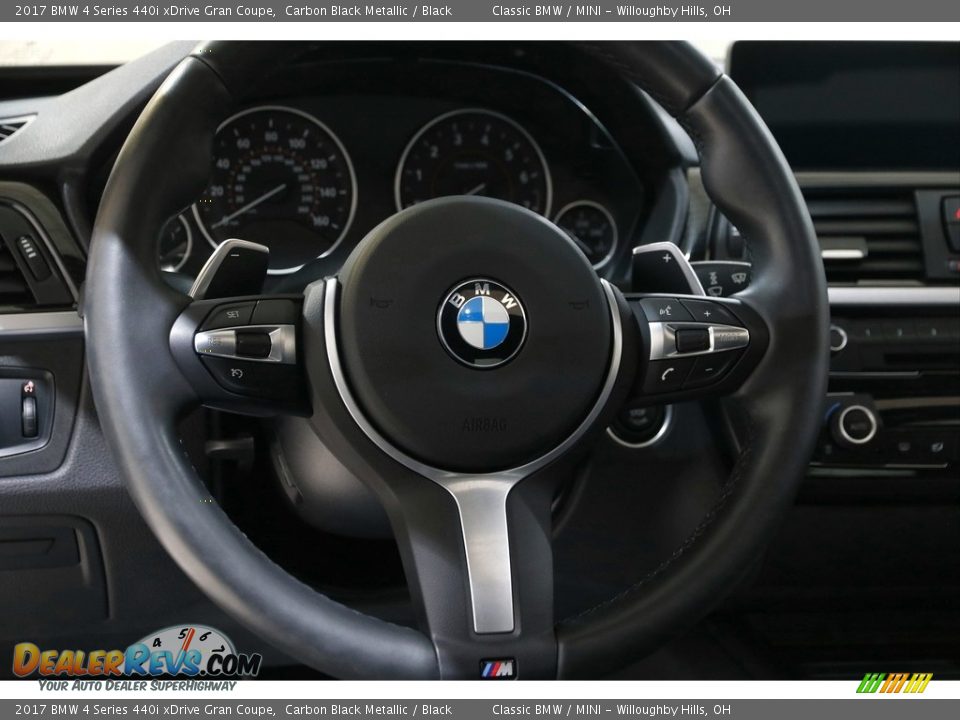 2017 BMW 4 Series 440i xDrive Gran Coupe Steering Wheel Photo #7