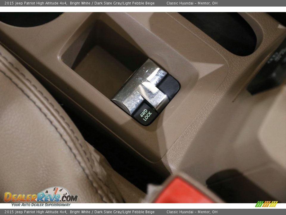 2015 Jeep Patriot High Altitude 4x4 Bright White / Dark Slate Gray/Light Pebble Beige Photo #12