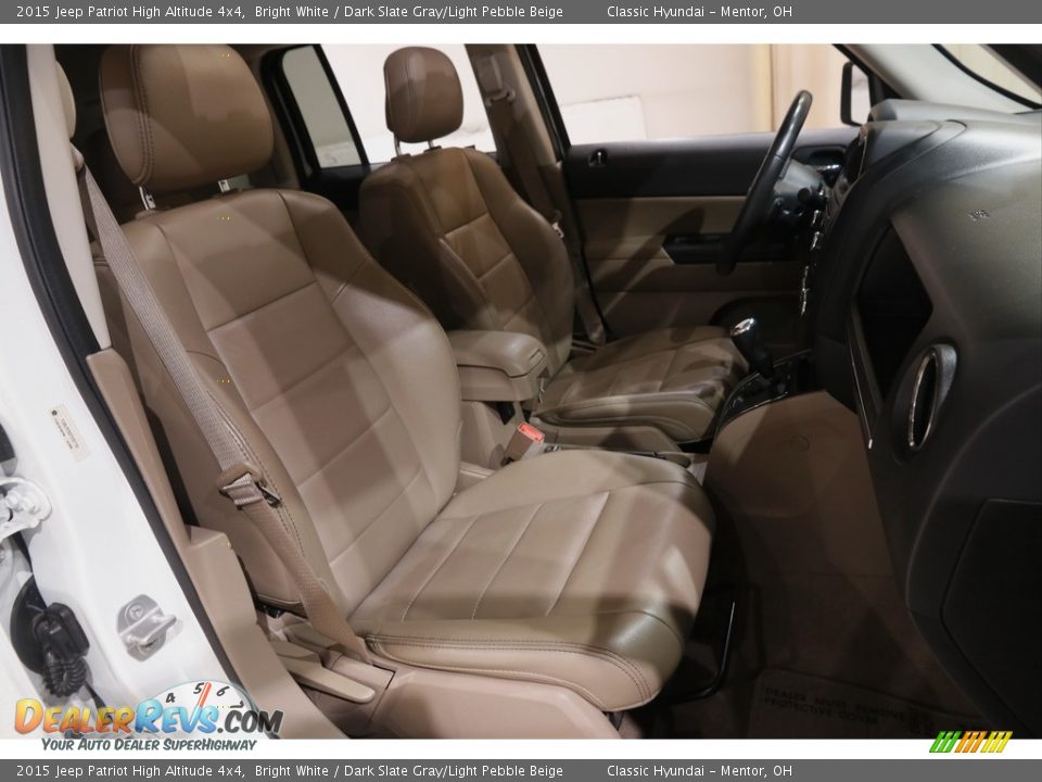 2015 Jeep Patriot High Altitude 4x4 Bright White / Dark Slate Gray/Light Pebble Beige Photo #13